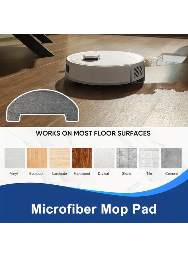 Dreame MOVA E20 Vacuum Cleaner Replacement Parts Kit 17pcs Main Brush Side Bristles Mop Pads HEPA Filters - Image 5